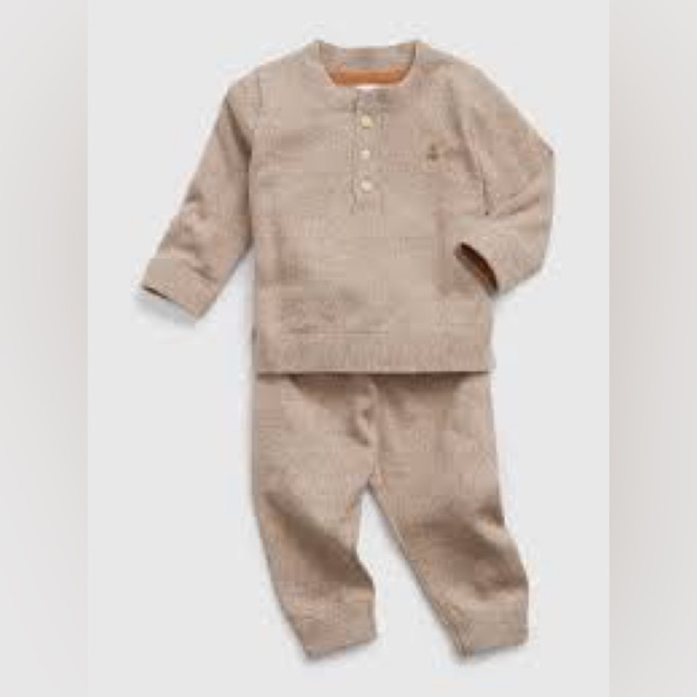Baby Henley sweater set 6-12 months‎